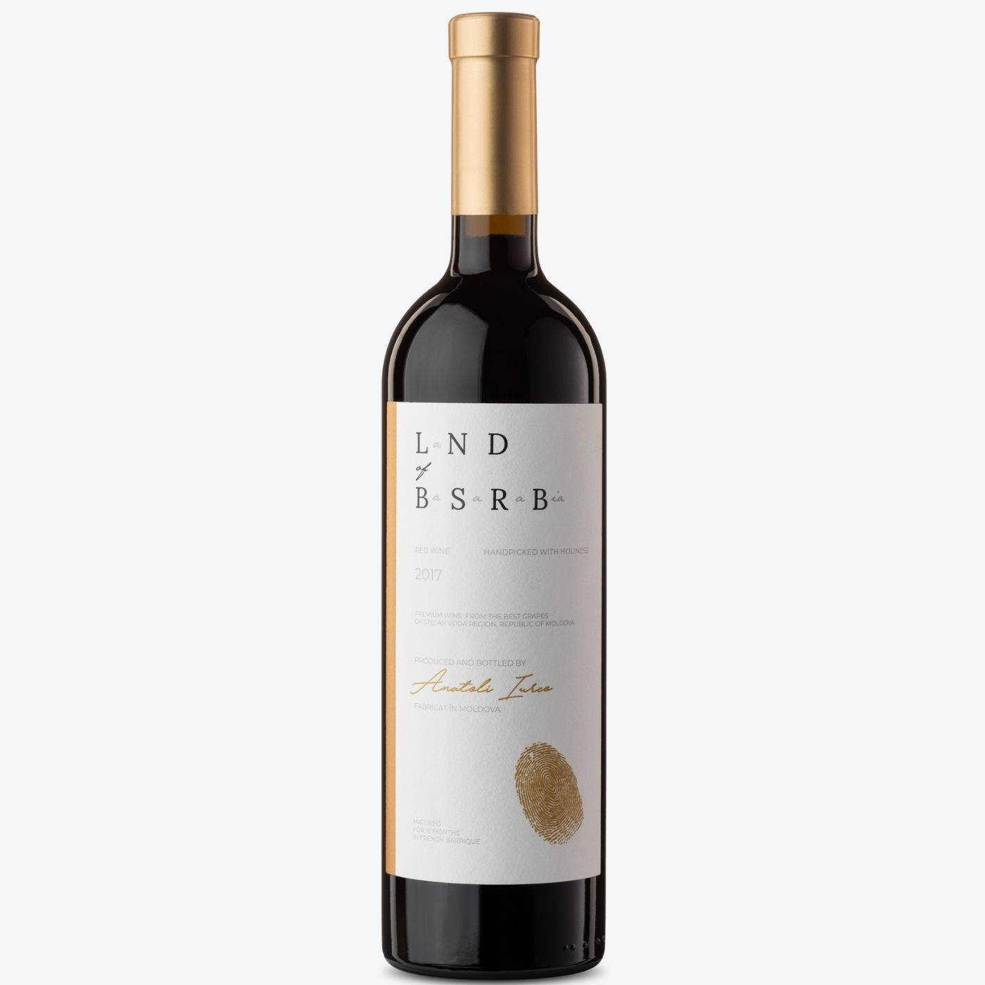 Vin rosu sec matur L.O.B GOLD Merlot 0,75l