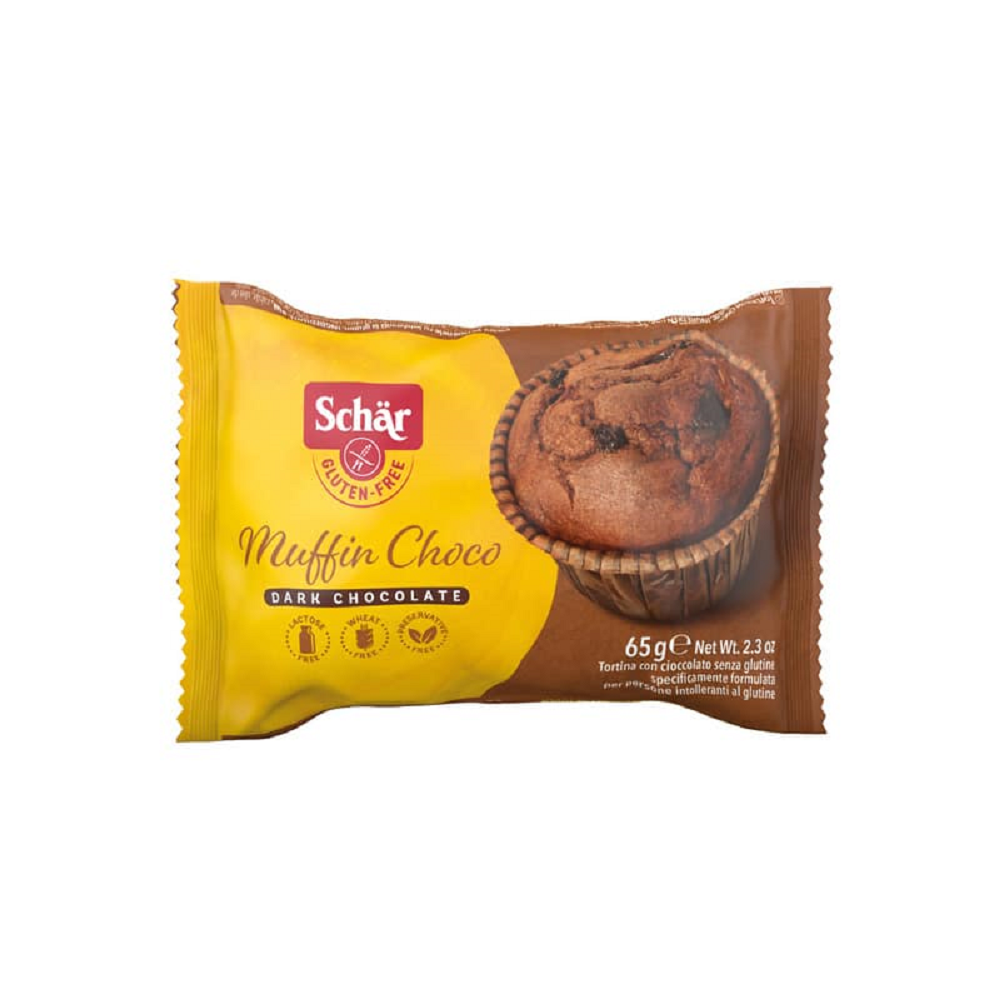 MUFFIN Choco Gluten Free Dr. Schar, 65gr.