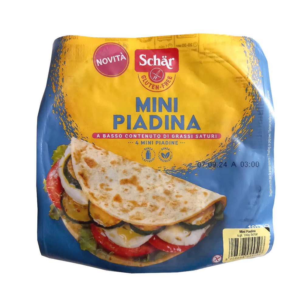 Mini Piadina Gluten Free Dr. Schar, 180gr.