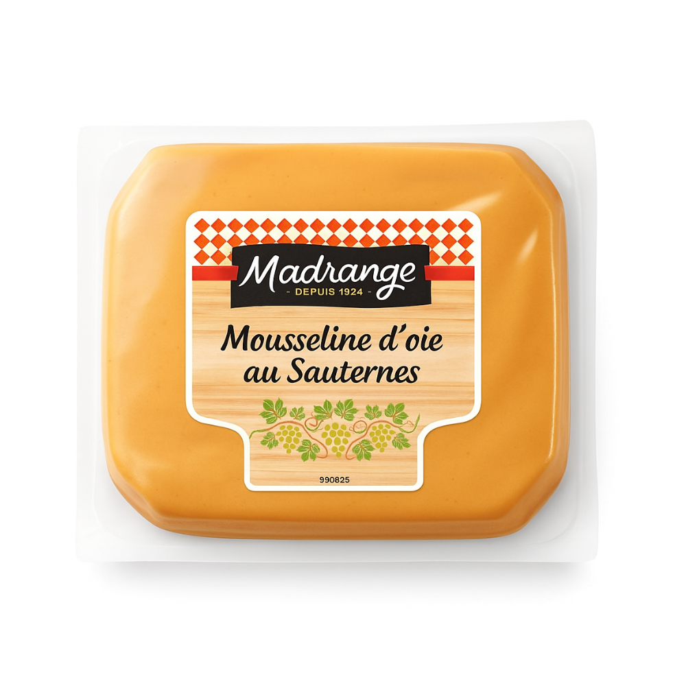 Muse din ficat de gisca cu vin MADRANGE, 1,5 kg