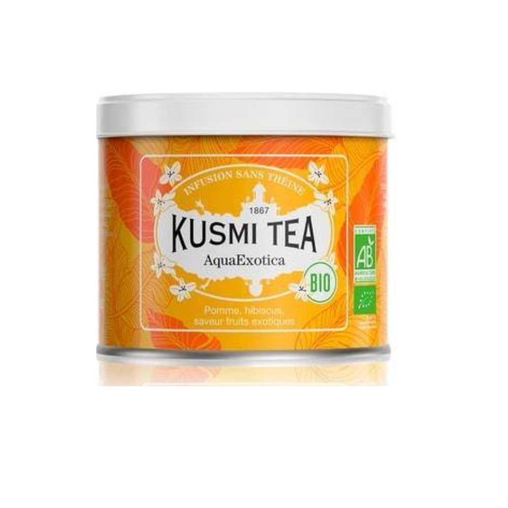 TEA KUSMI AQUA EXOTICA TIN BIO 100G