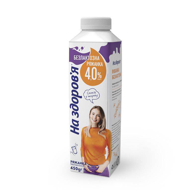 Lapte covasit 4% fara lactoza Na Zdorovie, 0.45L
