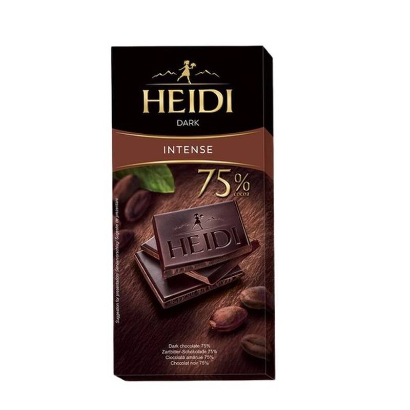 Ciocolata DARK Intense 75% Heidi 80g image