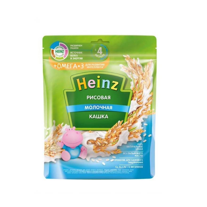 Terci HEINZ Omega3 de orez cu lapte 200g (4 luni)