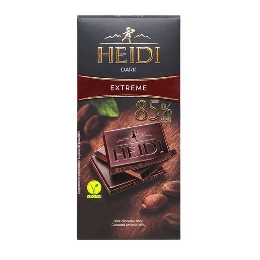Ciocolata DARK Extreme 85% Heidi 80g
