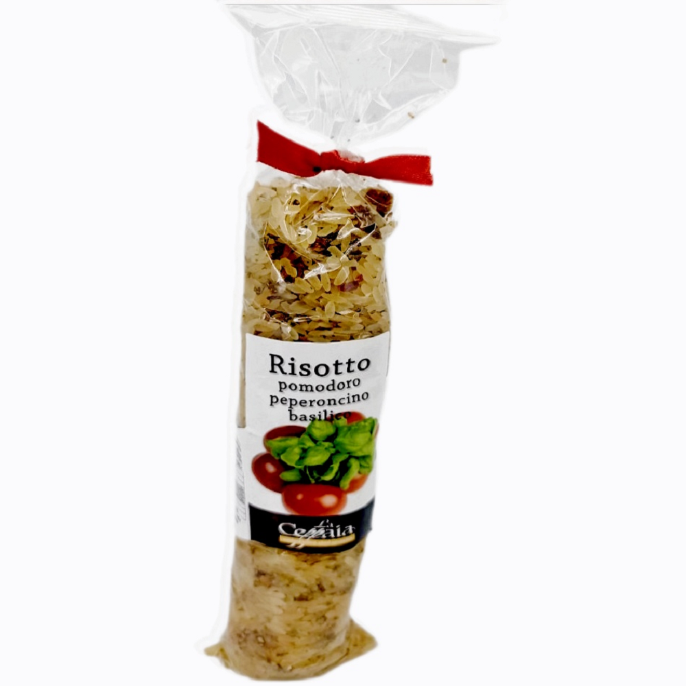 Risotto cu busuioc, chill sii rosii  La Ceppaia   185 g 