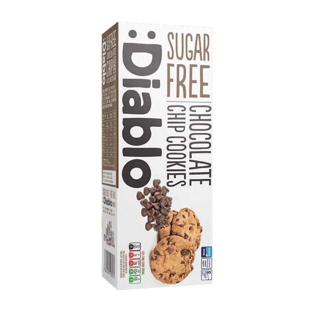 Biscuiti cu ciocolata  Fara Zahar DIABLO 130g
