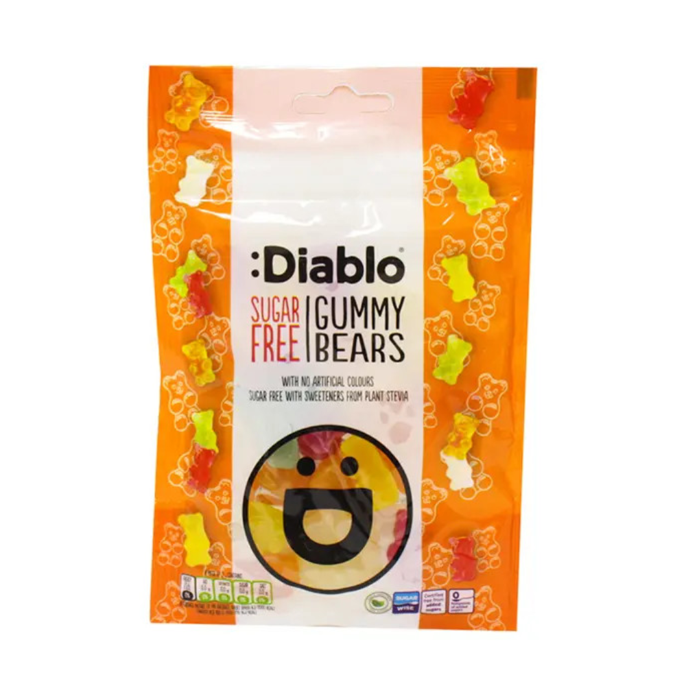 Bomboane gumate Bears Fara Zahar DIABLO 75g