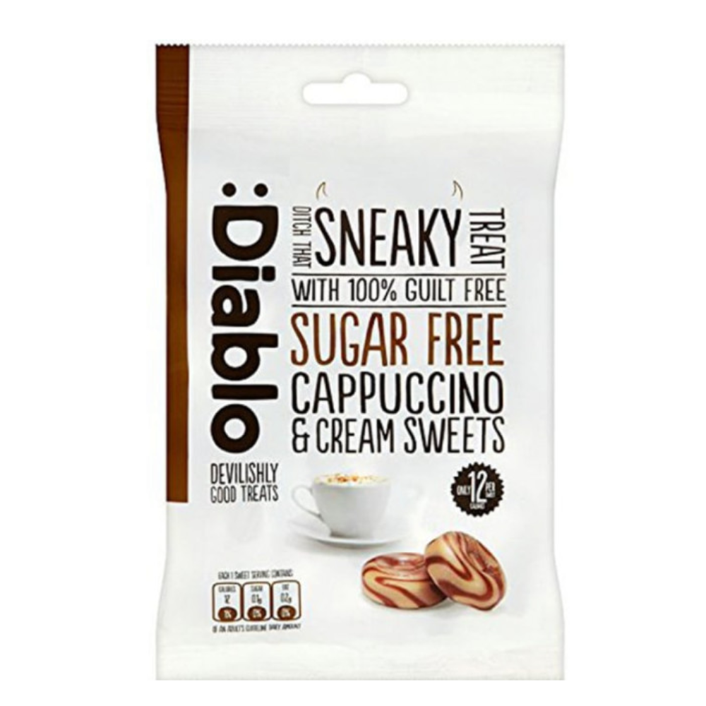 Bomboane Cappuccino Fara Zahar DIABLO 75g