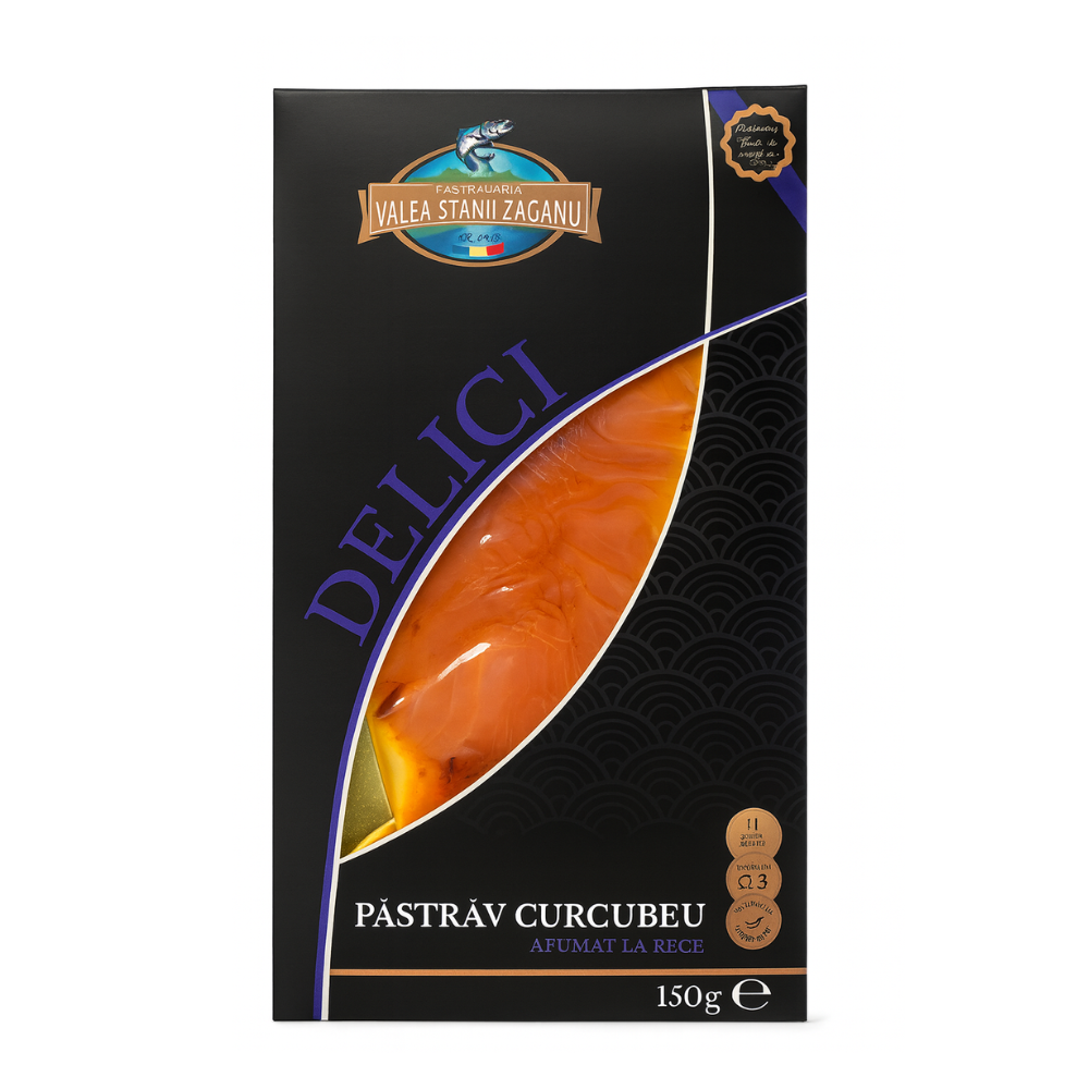 File pastrav afumat la rece 150gr. vid