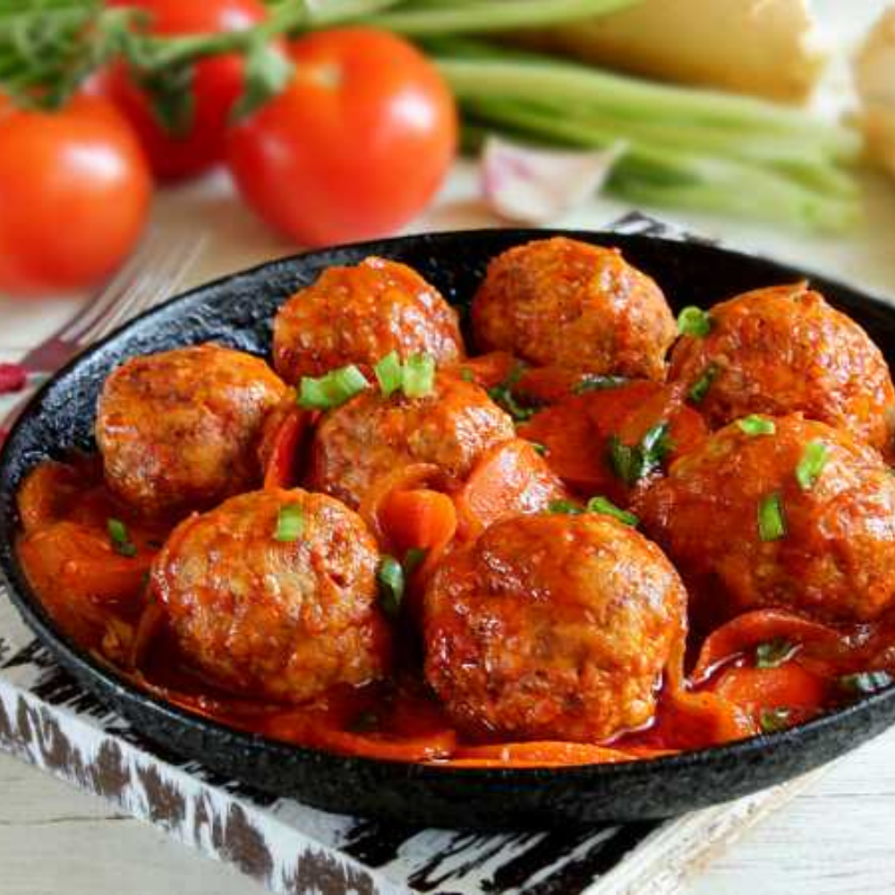 Perisoare cu morcov din carne de vita si porc 570gr image