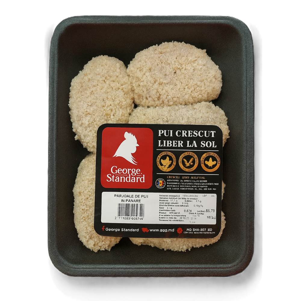 Parjoale de pui in panare, kg