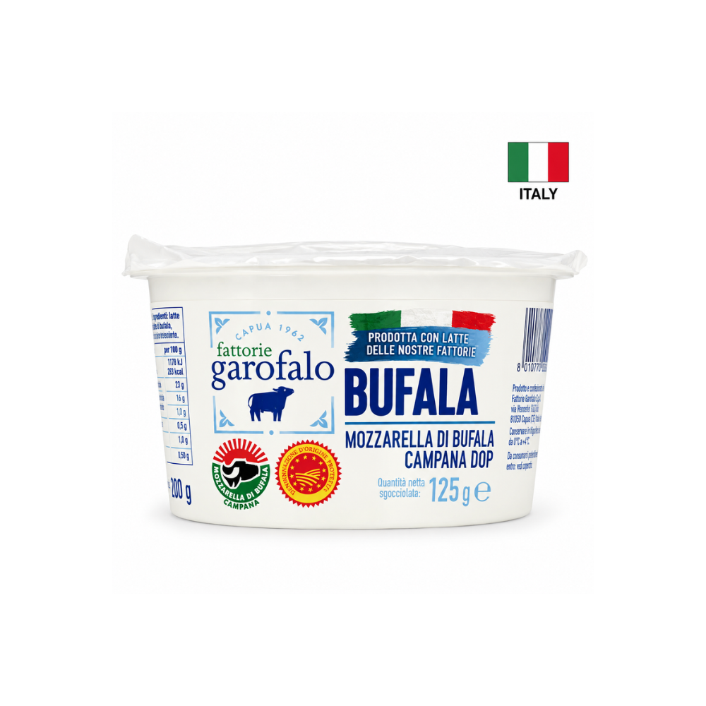 Mozzarella di Bufala in Vaschetta 125gr.
