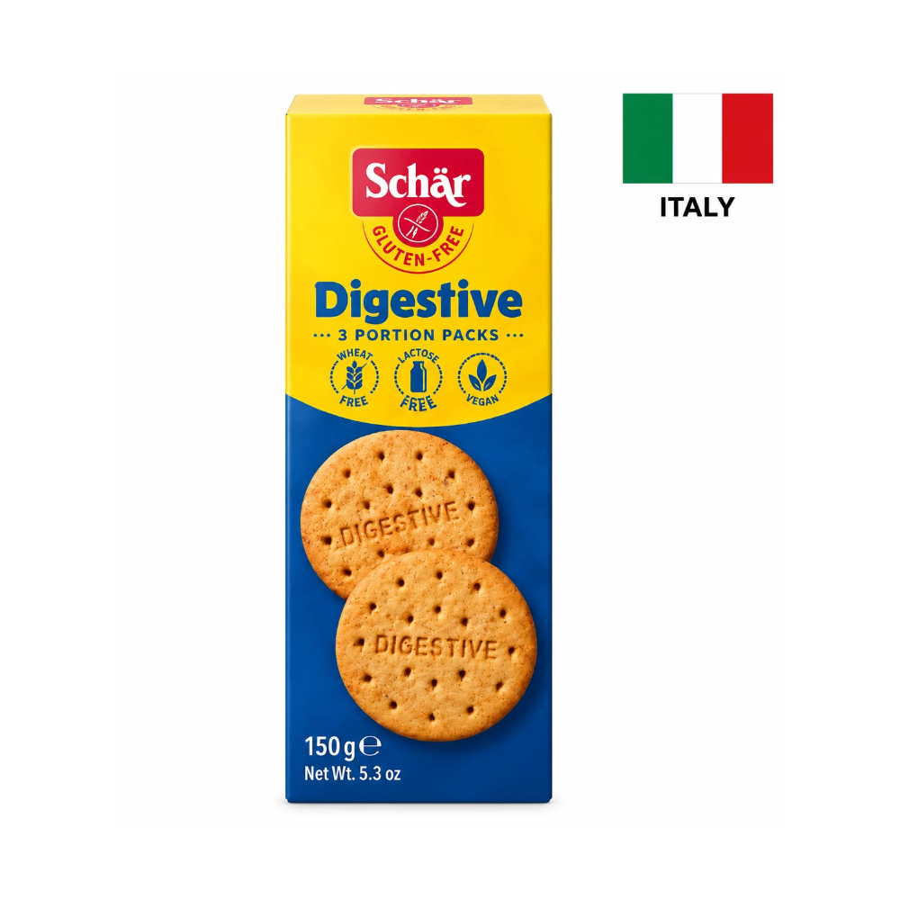 Biscuiti  Digestive Gluten Free Dr. Schar , 150 gr.