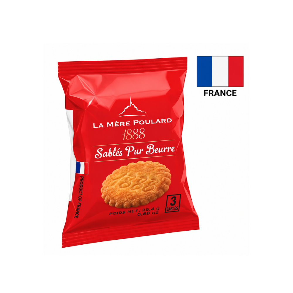 Biscuiti Le Sable Butter La Mere Poulard, 23.4 gr.