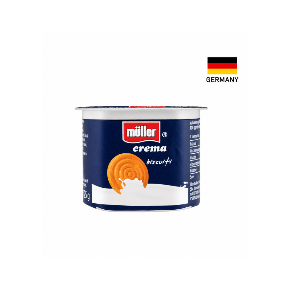 Iaurt MULLER CREMA Biscuiti 125g