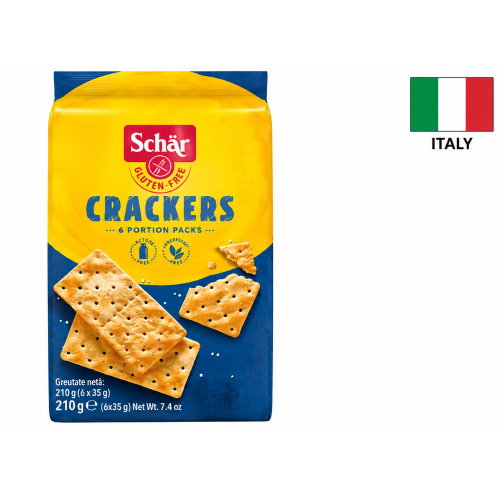 Crackers Gluten Free Dr. Schar, 210 gr.