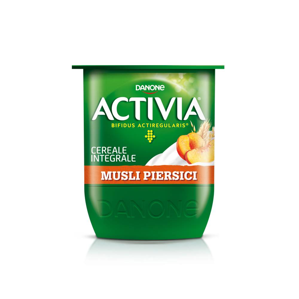 Йогурт с мюсли и персиком Activia image