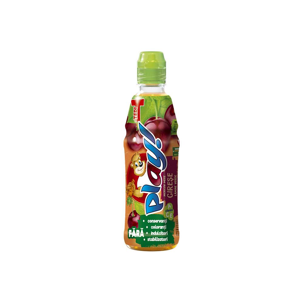 Suc de Morcov Cireșe Lămâie Mere TEDIPLAY 400ml image