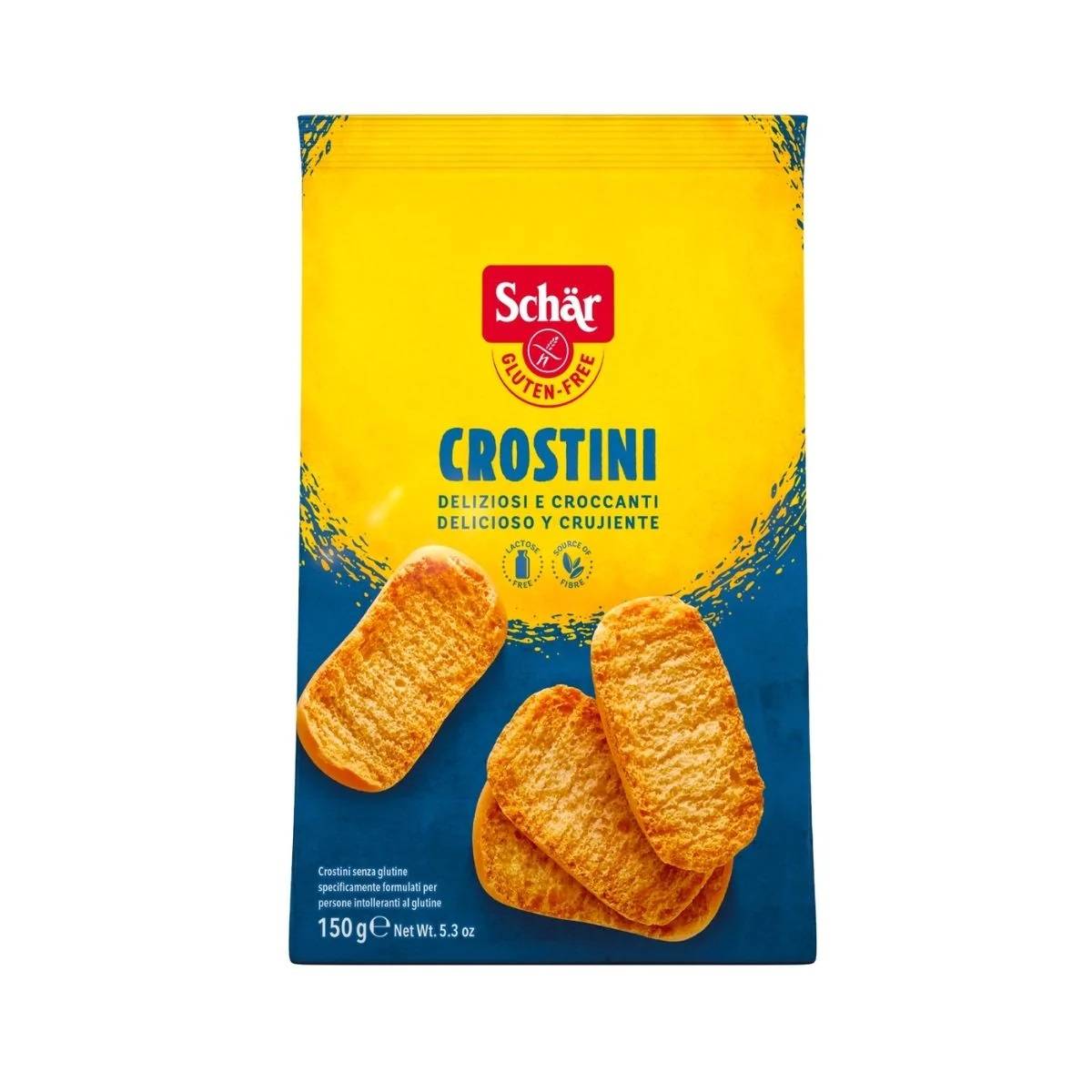 Crostini Gluten Free Dr. Schar , 150 gr.