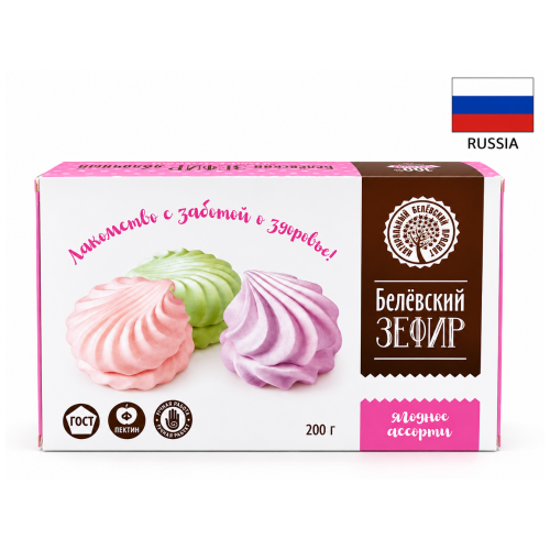 Zefir traditional "Belevsky product"  ASORTI, 200 gr