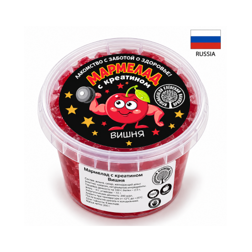 Marmelada de visina cu CREATINA Belevsky Product, 300 gr.